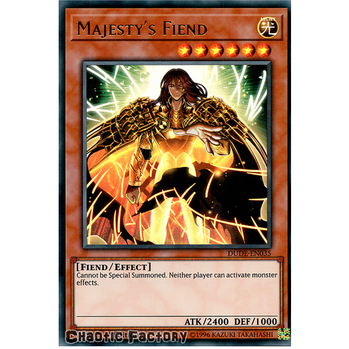 DUDE-EN035 Majesty's Fiend Ultra Rare 1st Edition NM