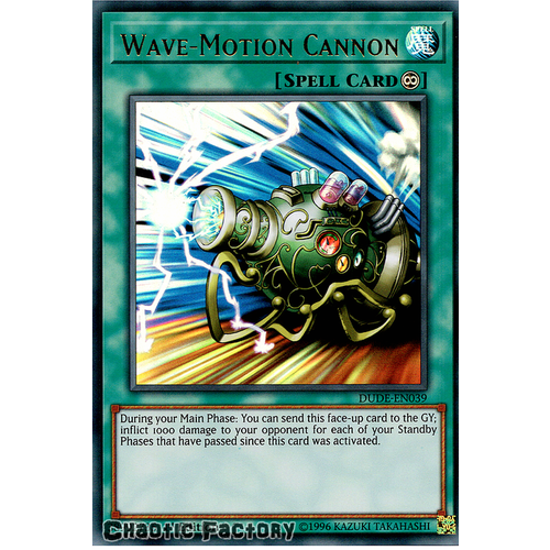 DUDE-EN039 Wave Motion Cannon Ultra Rare 1st Edition NM
