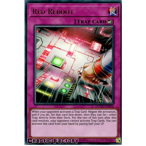 DUDE-EN056 Red Reboot Ultra Rare 1st Edition NM
