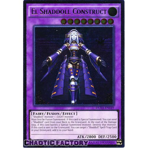 Ultimate Rare - El Shaddoll Construct - DUEA-EN049 Unlimited NM