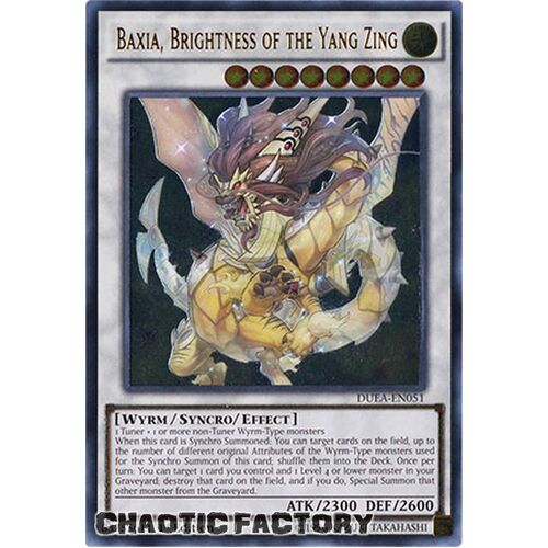 Ultimate Rare - Baxia, Brightness of the Yang Zing - DUEA-EN051 1st Edition NM