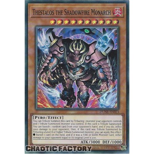 DUNE-EN023 Thestalos the Shadowfire Monarch Super Rare 1st Edition NM