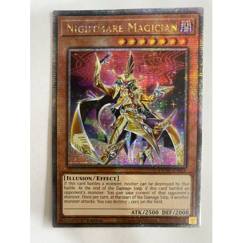 Quarter Century Secret Rare DUNE-EN025 Nightmare Magician 1st Edition NM