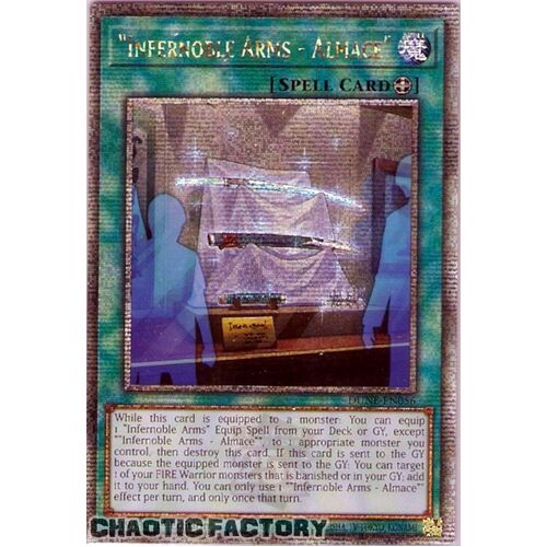 Quarter Century Secret Rare DUNE-EN056 Infernoble Arms - Almace 1st Edition NM