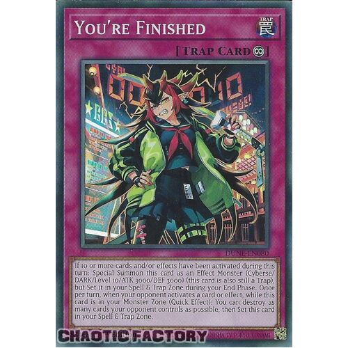DUNE-EN080 You're Finished Super Rare 1st Edition NM