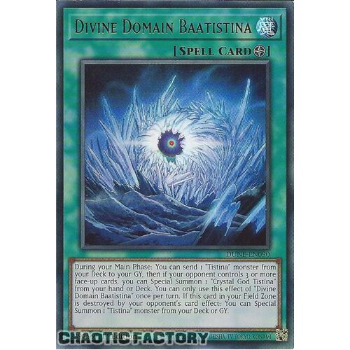 DUNE-EN090 Divine Domain Baatistina Ultra Rare 1st Edition NM