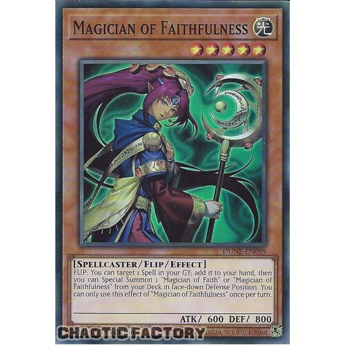DUNE-EN098 Magician of Faithfulness Super Rare 1st Edition NM