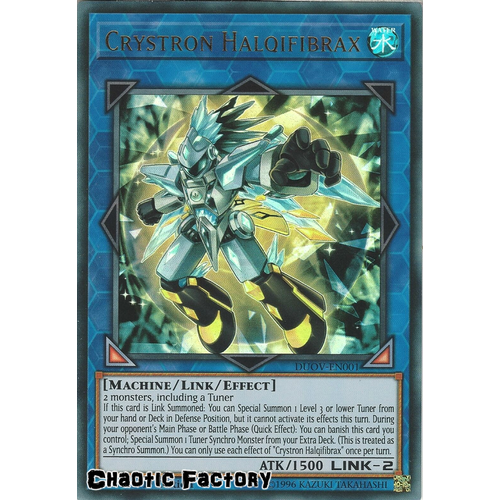 DUOV-EN001 Crystron Halqifibrax Ultra Rare 1st Edition NM