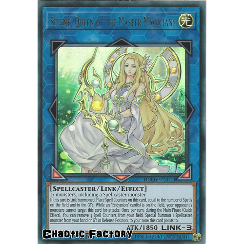 DUOV-EN014 Selene, Queen of the Master Magicians Ultra Rare 1st Edition NM