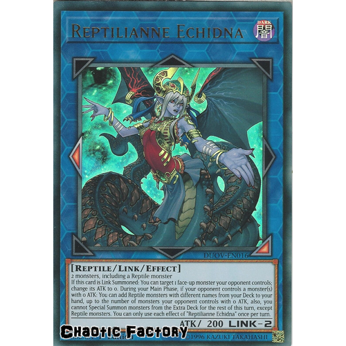 DUOV-EN016 Reptilianne Echidna Ultra Rare 1st Edition NM