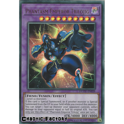 DUOV-EN039 Phantasm Emperor Trilojig Ultra Rare 1st Edition NM