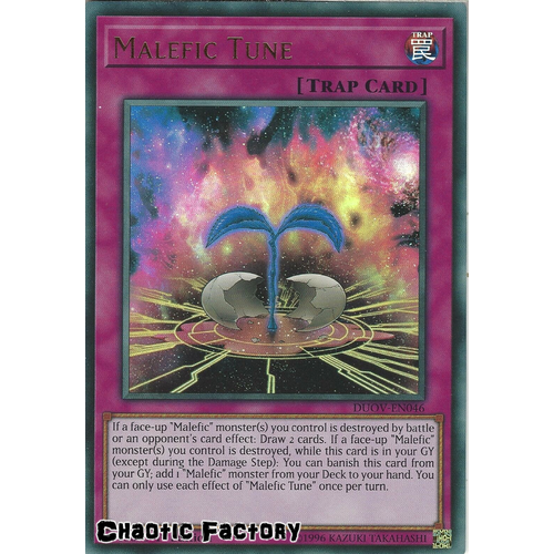 DUOV-EN046 Malefic Tune Ultra Rare 1st Edition NM