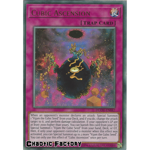 DUOV-EN047 Cubic Ascension Ultra Rare 1st Edition NM
