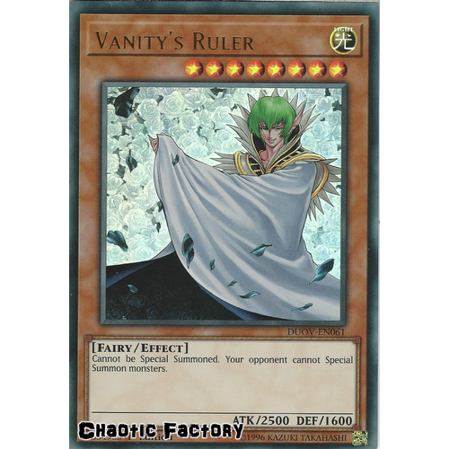 DUOV-EN061 Vanity's Ruler Ultra Rare 1st Edition NM