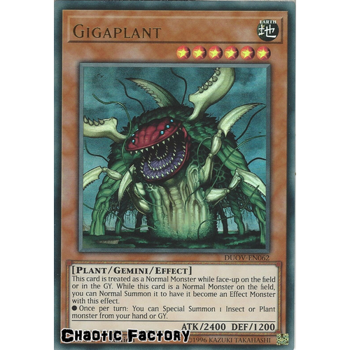 DUOV-EN062 Gigaplant Ultra Rare 1st Edition NM