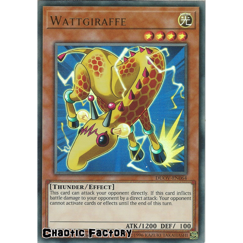 DUOV-EN064 Wattgiraffe Ultra Rare 1st Edition NM