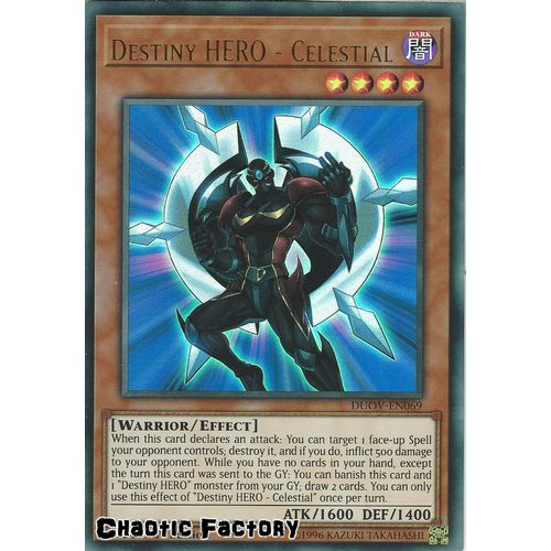 DUOV-EN069 Destiny HERO - Celestial Ultra Rare 1st Edition NM