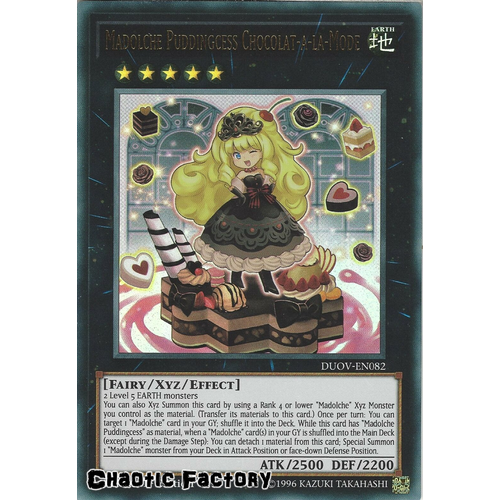 DUOV-EN082 Madolche Puddingcess Chocolat-a-la-Mode Ultra Rare 1st Edition NM