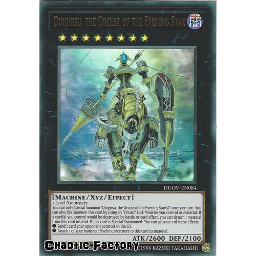 DUOV-EN084 Dingirsu, the Orcust of the Evening Star Ultra Rare 1st Edition NM