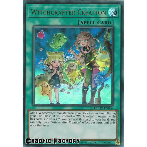 DUOV-EN096 Witchcrafter Creation Ultra Rare 1st Edition NM