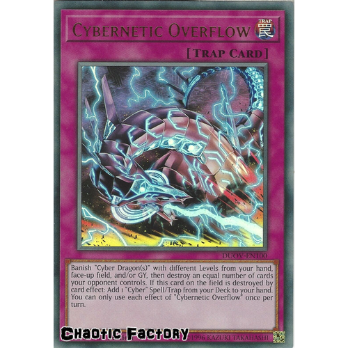 DUOV-EN100 Cybernetic Overflow Ultra Rare 1st Edition NM