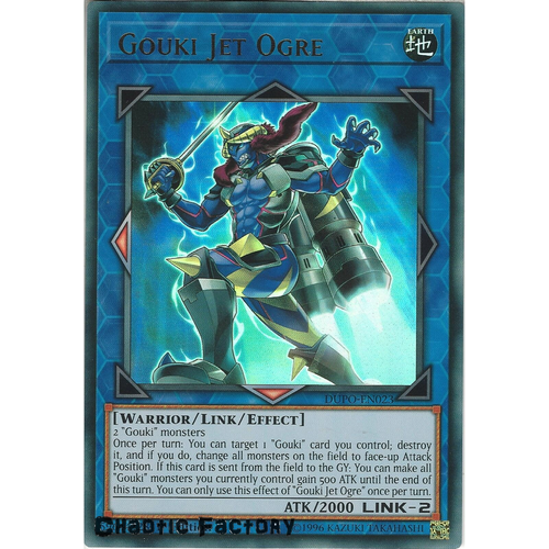 Yugioh DUPO-EN023 Gouki Jet Ogre Ultra Rare 1st Edtion NM
