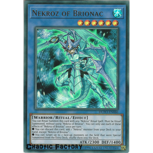  DUPO-EN086 Nekroz of Brionac Ultra Rare 1st Edtion NM