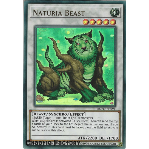 DUPO-EN091 Naturia Beast Ultra Rare 1st Edtion NM