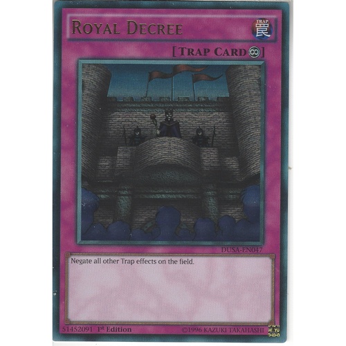 DUSA-EN047 ROTAL DECREE 1ST EDITION NM
