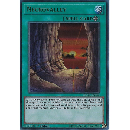 Necrovalley DUSA-EN050 Ultra Rare 1st edition NM