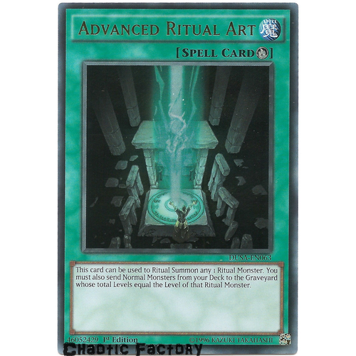 Advanced Ritual Art - DUSA-EN063 - Ultra Rare 1st Edition NM