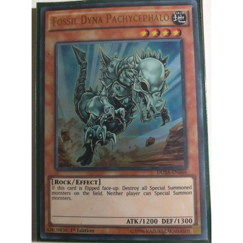 Fossil Dyna Pachycephalo DUSA-EN066 Ultra Rare 1st edition NM