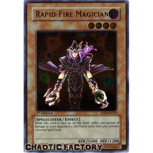 ULTIMATE RARE EEN-EN019 Rapid-Fire Magician 1st Edition NM