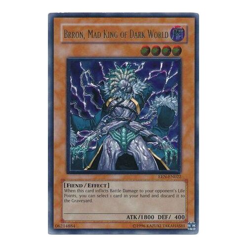 Ultimate Rare - Brron, Mad King of Dark World - EEN-EN022 Unlimited NM