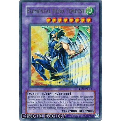 Elemental Hero Tempest - EEN-EN034 - Ultra Rare Unlimited NM
