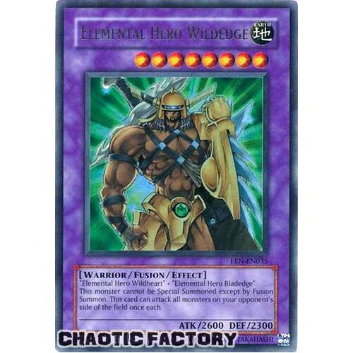 Elemental Hero Wildedge - EEN-EN035 - Ultra Rare Unlimited NM