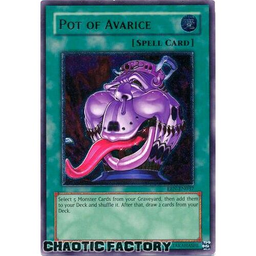 ULTIMATE RARE EEN-EN037 Pot Of Avarice Unlimited Edition NM