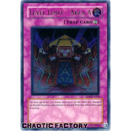 ULTIMATE RARE EEN-EN060 Level Limit - Area A Unlimited Edition NM