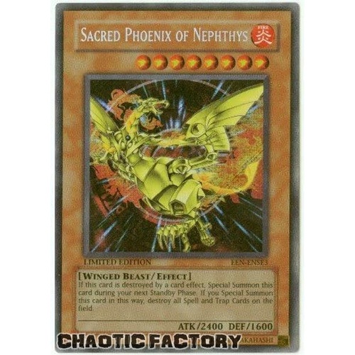 Sacred Phoenix of Nephthys - EEN-ENSE3 - Secret Rare NM