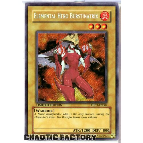 EHC1-EN002 Elemental HERO Burstinatrix Secret Rare PL