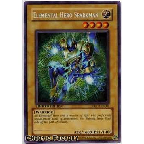 Elemental Hero Sparkman - EHC2-EN001 - Secret Rare NM