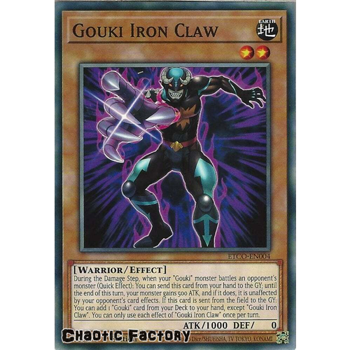 ETCO-EN004 Gouki Iron Claw Common 1st Edition NM