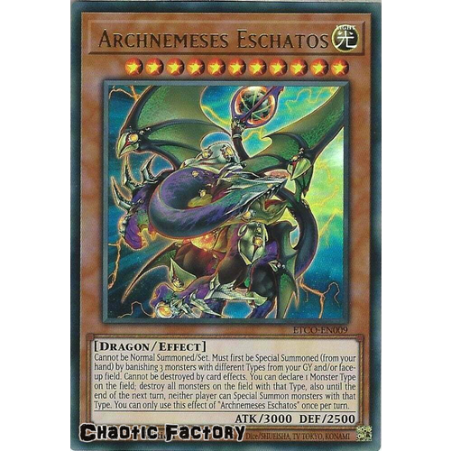 ETCO-EN009 Archnemeses Eschatos Ultra Rare 1st Edition NM