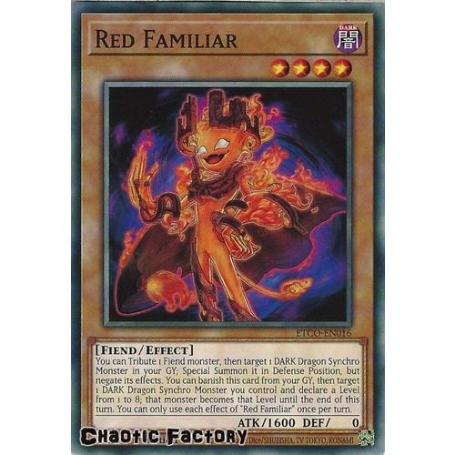 ETCO-EN016 Red Familiar Common 1st Edition NM