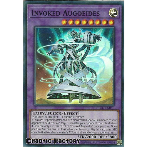 ETCO-EN040 Invoked Augoeides Super Rare 1st Edition NM