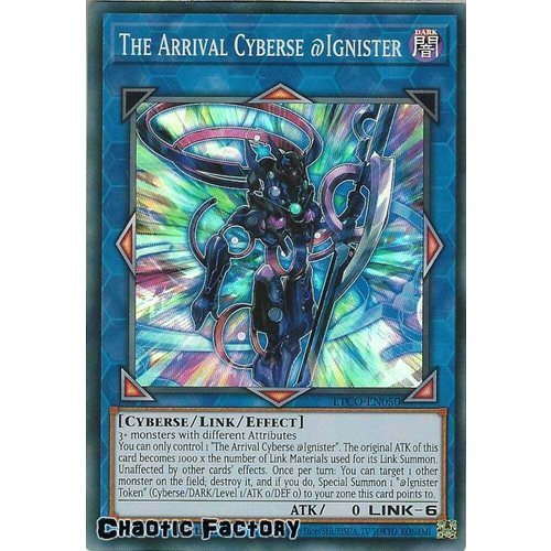 ETCO-EN050 The Arrival Cyberse @Ignister Super Rare 1st Edition NM