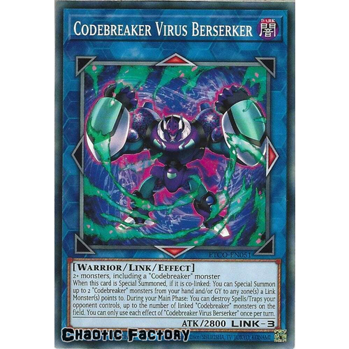 ETCO-EN051 Codebreaker Virus Berserker Common 1st Edition NM