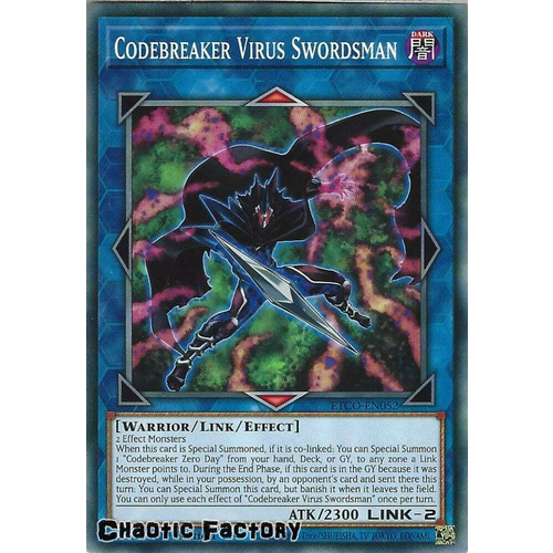 ETCO-EN052 Codebreaker Virus Swordsman Common 1st Edition NM