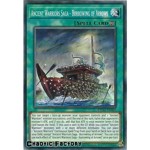 ETCO-EN069 Ancient Warriors Saga - Borrowing of Arrows Common 1st Edition NM