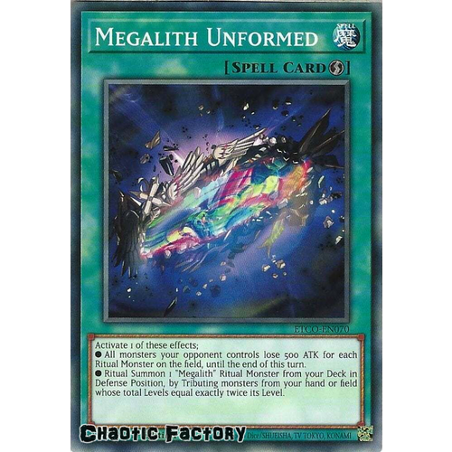 ETCO-EN070 Megalith Unformed Common 1st Edition NM